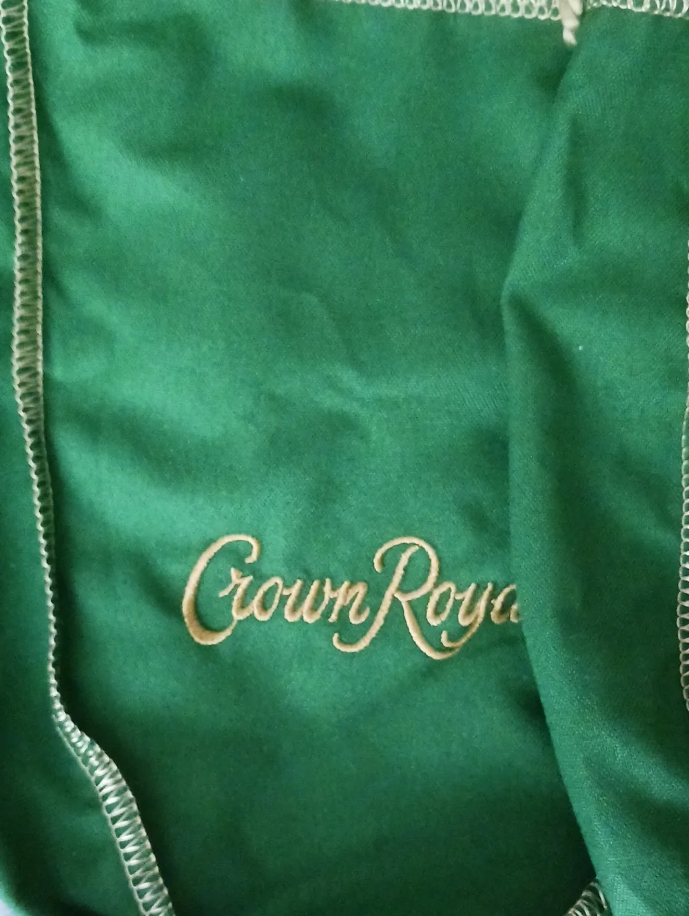 Lot of 10 Green Crown Royal Bags